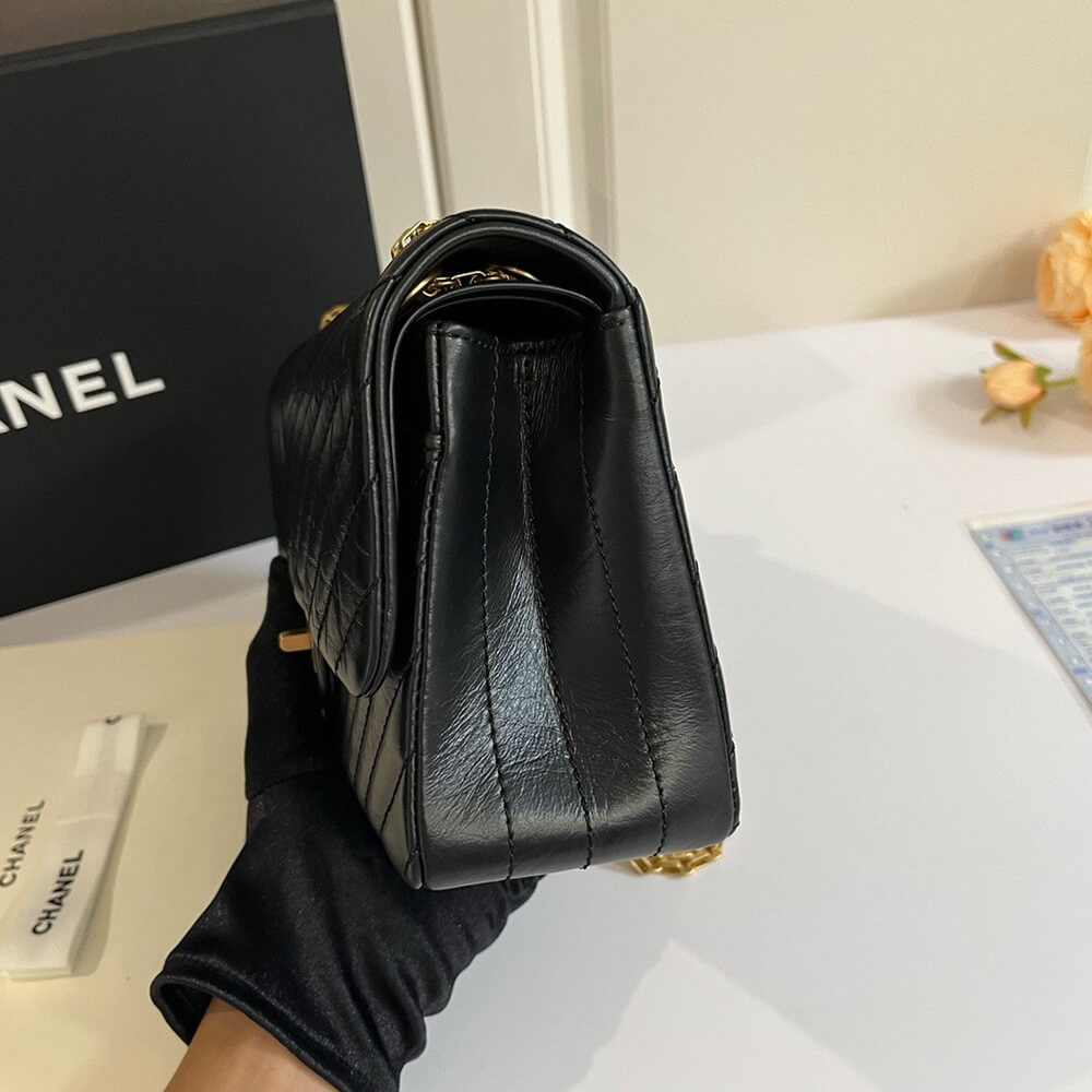 Chanel Calfskin Chevron 2.55